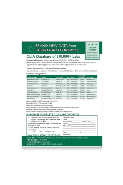 CLIA Database Update 0622