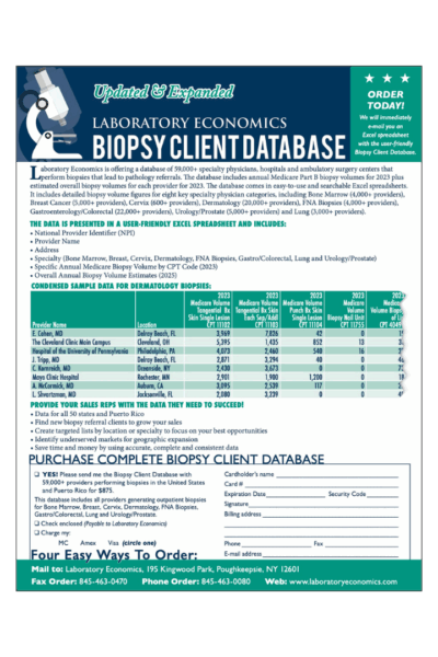 Biopsy Client Database