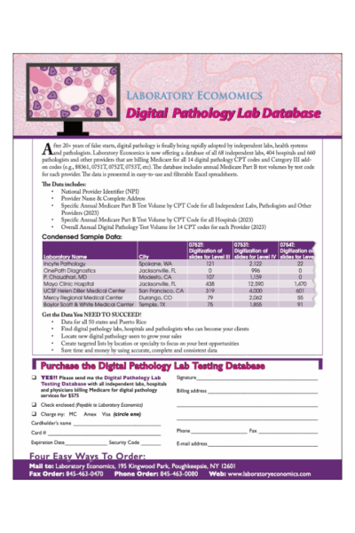 Digital Pathology Lab Database